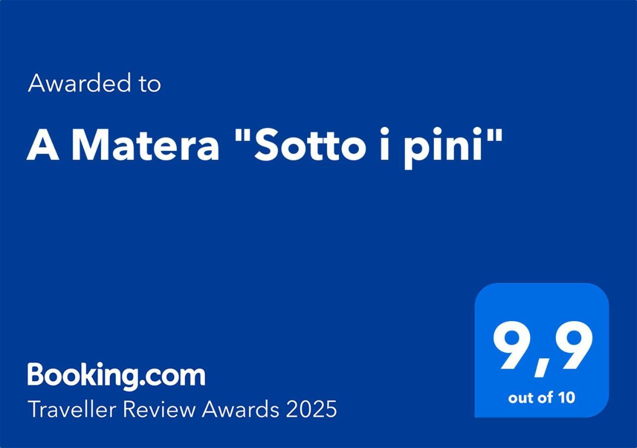 Вілла A Matera "Sotto I Pini" Екстер'єр фото